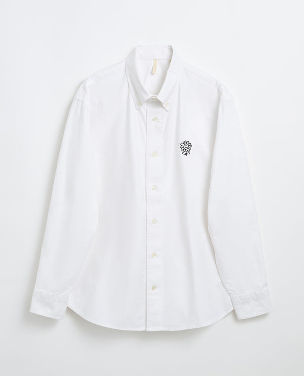 sunflower button down oxford - 001 white