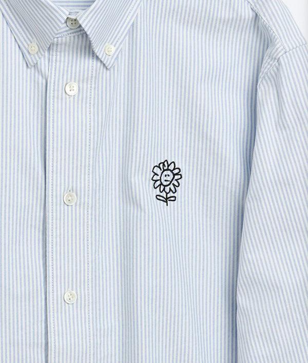 Sunflower Button Down Oxford - 215 Blue Stripe