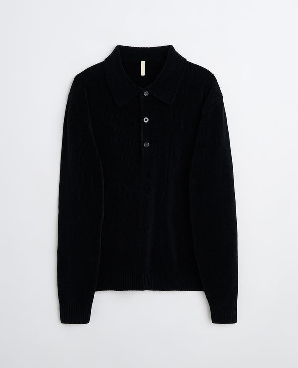 sunflower chenile polo - Black