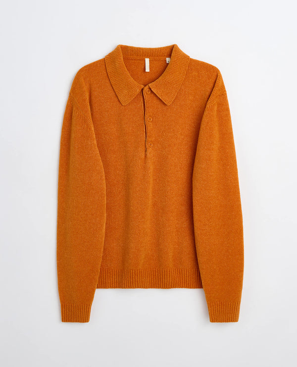 sunflower chenile polo - Orange