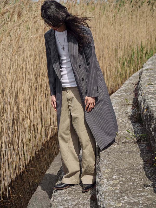 Sunflower Db Coat - Grey Melange