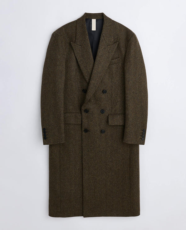 Sunflower Db Coat Herringbone - Green