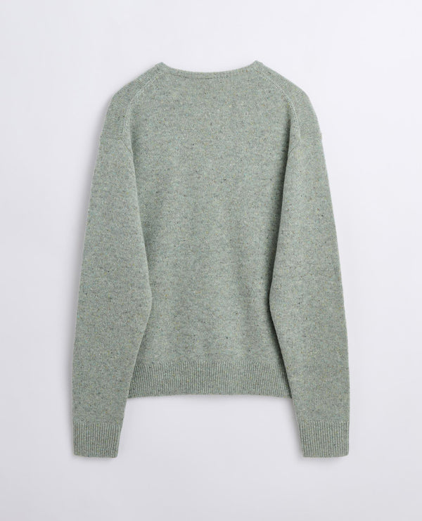 Sunflower Donegal Zip Cardigan - Green