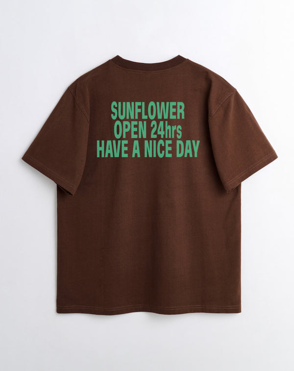 Sunflower Easy Hours Tee - Brown