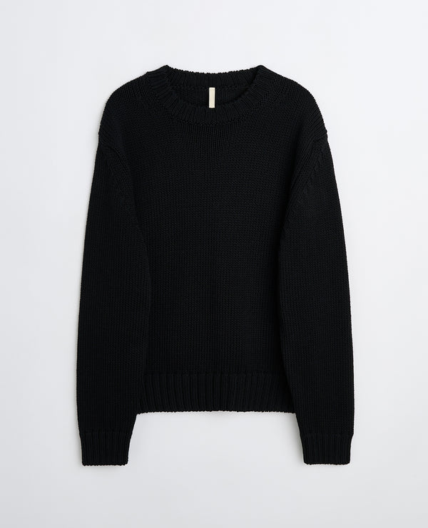 sunflower frederik cotton sweater - Black