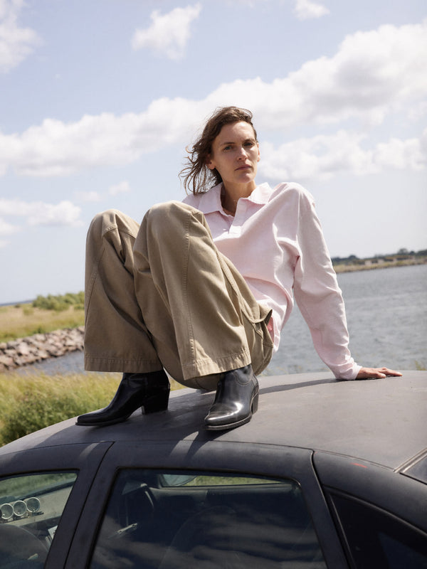 Sunflower Heavy Jersey Rugby Polo - 690 Pink