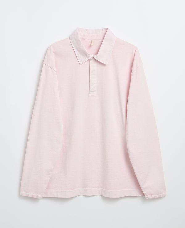 sunflower heavy jersey rugby polo - 690 pink