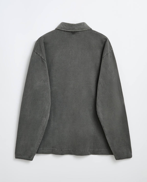 Sunflower Heavy Jersey Rugby Polo - Faded Black