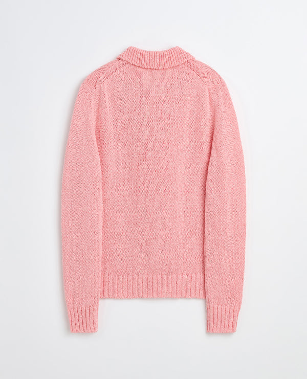 Sunflower Linen Polo - 690 Pink