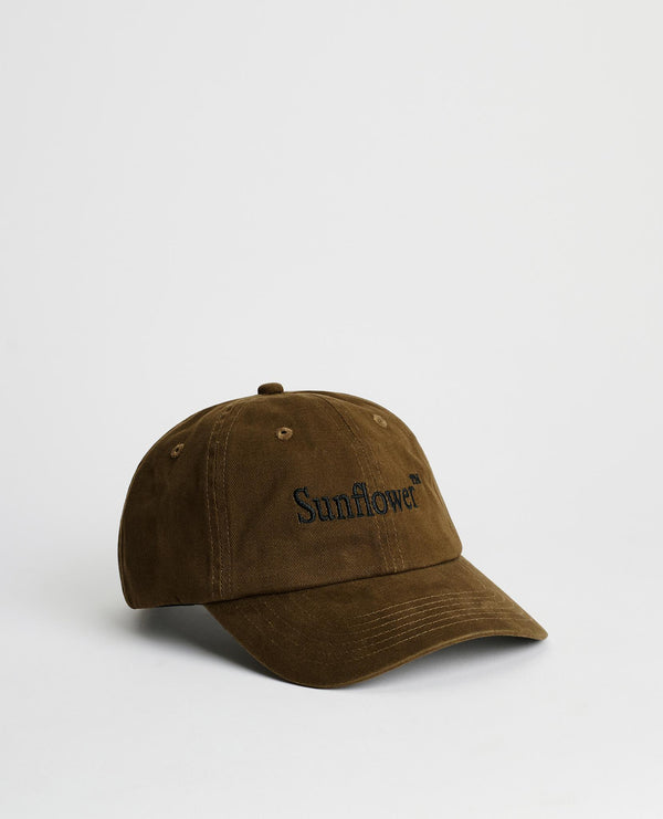 sunflower logo dad cap washed twill