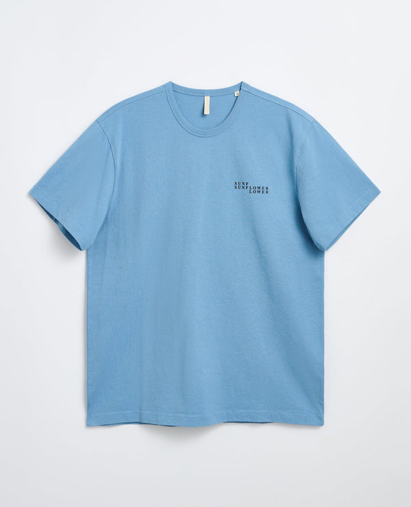 sunflower logo tee - 210 blue