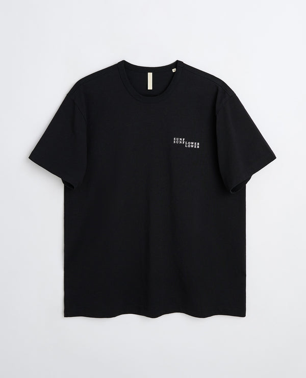 sunflower logo tee - Black