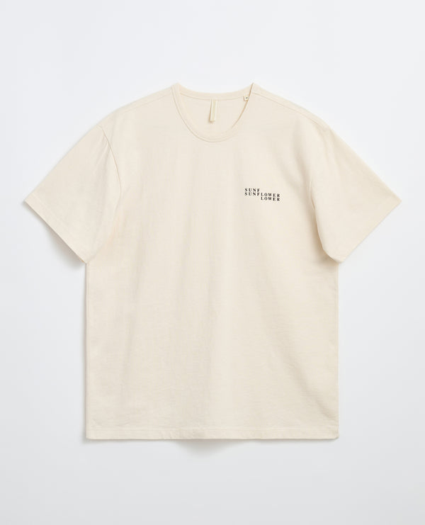 sunflower logo tee - Off white
