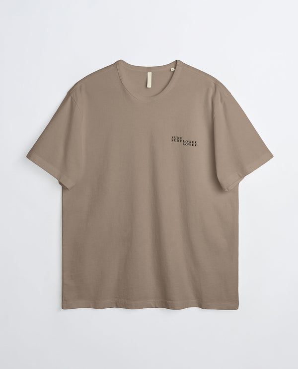 sunflower logo tee - Taupe