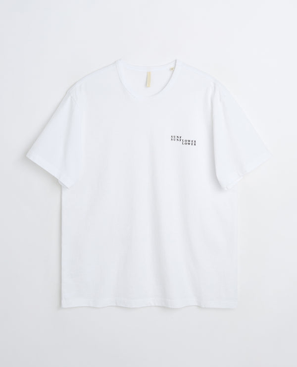 sunflower logo tee - White