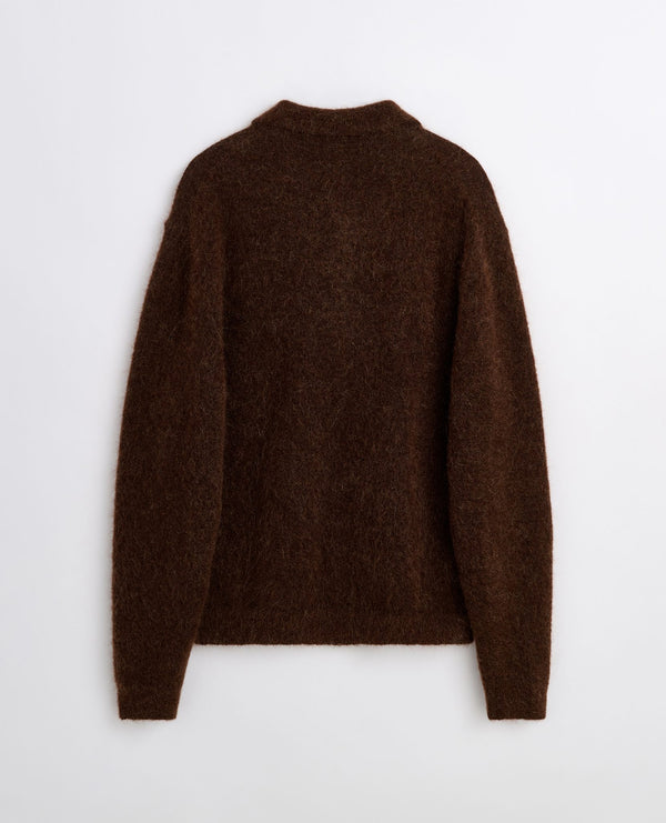 Sunflower Mohair Polo - Brown
