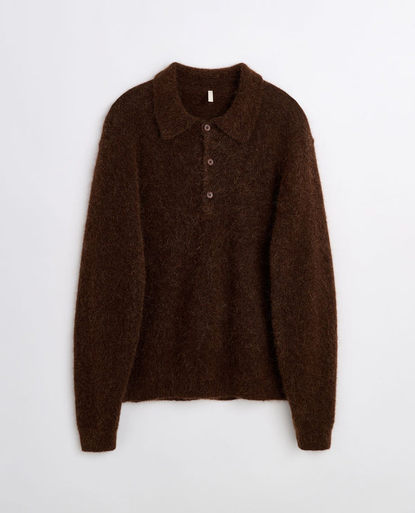 sunflower mohair polo - Brown
