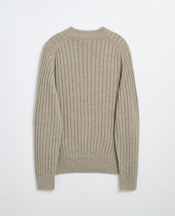 Sunflower Moon Linen Sweater - 110 Dark Oat