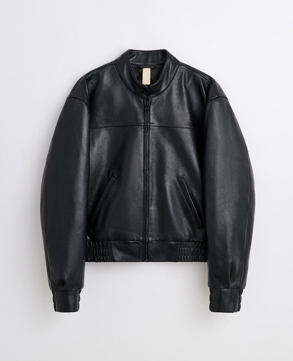 sunflower polo biker jacket - Black