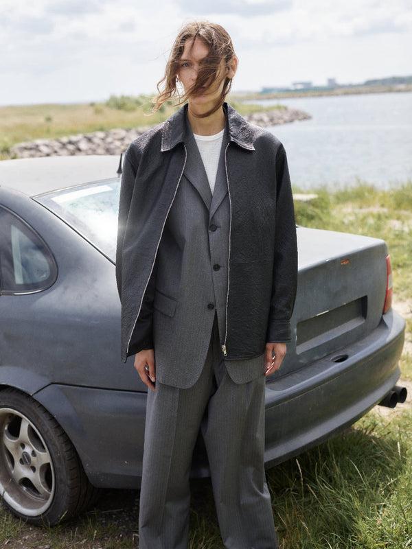 Sunflower Show Blazer - 820 Grey Melange Stripe