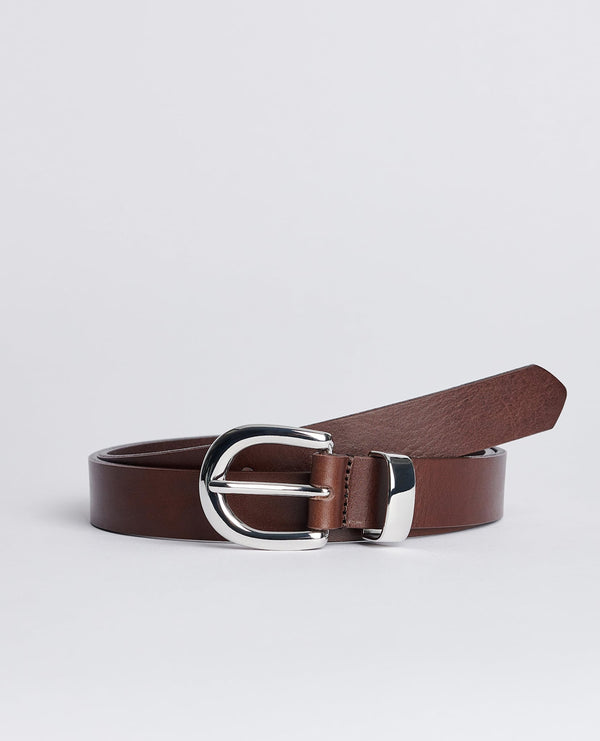 sunflower simple belt 2 5cm - Brown
