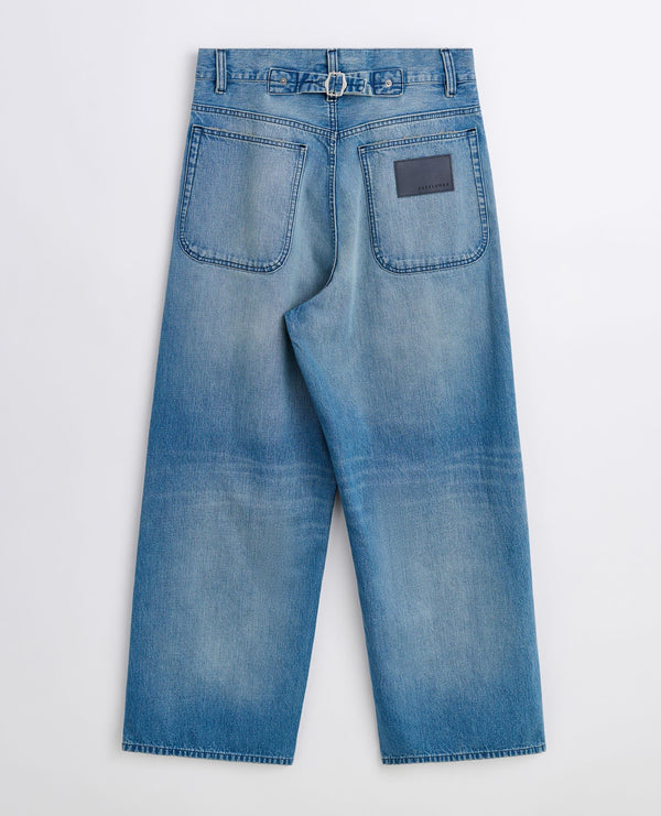 Sunflower Super Wide Cinch - Mid Blue Vintage