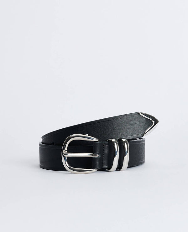 sunflower tip end belt 3 5cm - Black