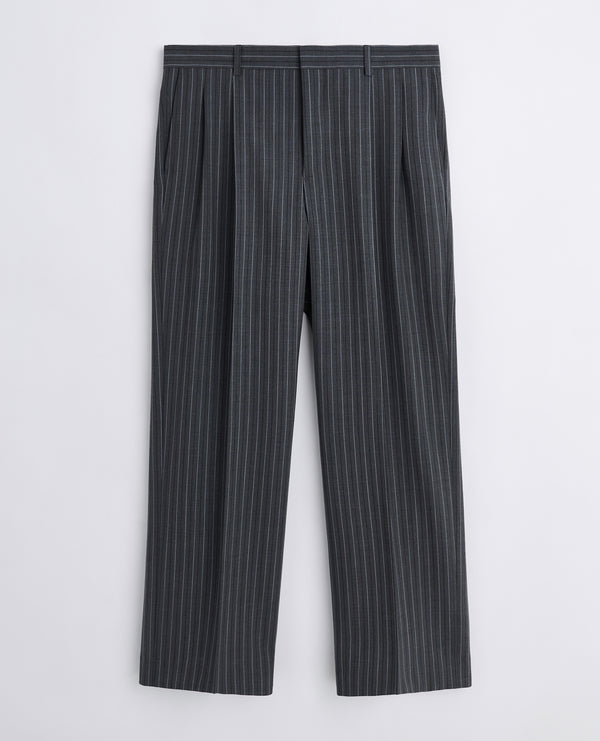 Sunflower Wide Pleated Trouser - Antracite