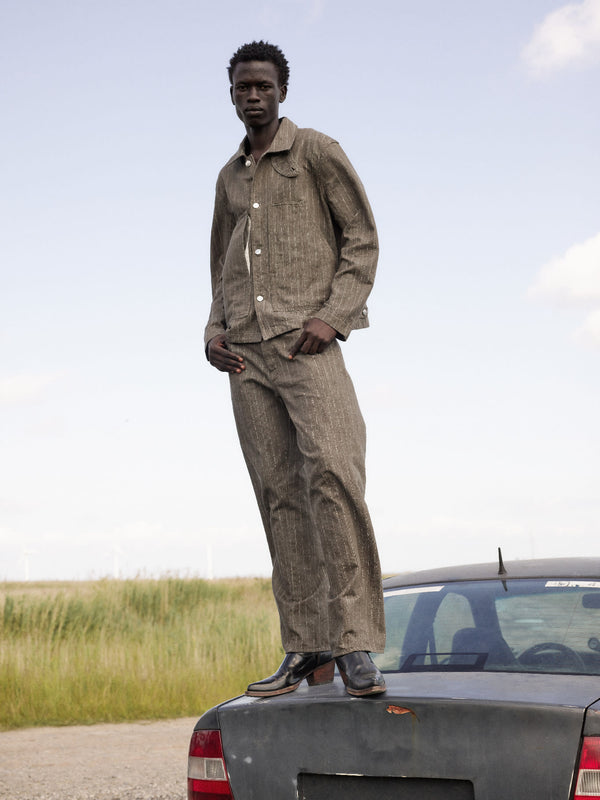 Sunflower Wide Twist - 725 Stripe Khaki