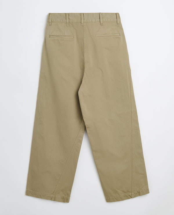 Sunflower Wide Twist Chino - Khaki