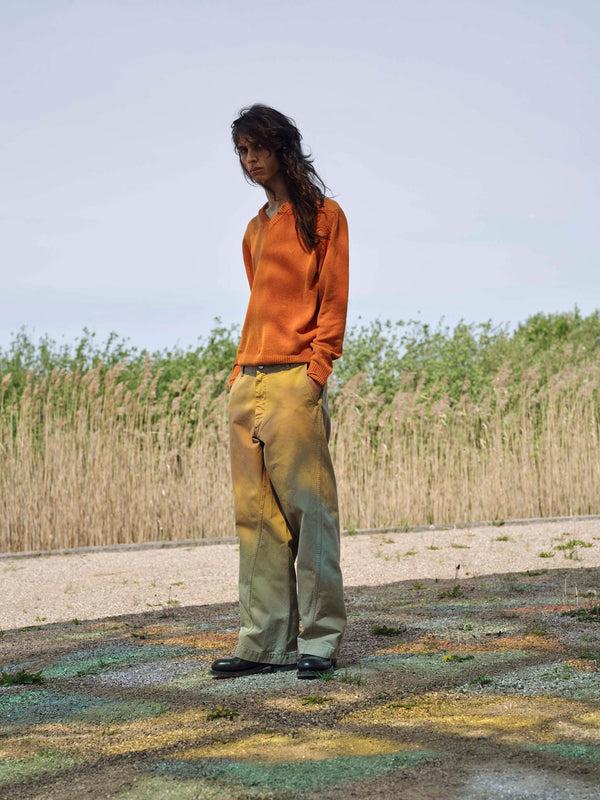 Sunflower Wide Twist Chino - Khaki