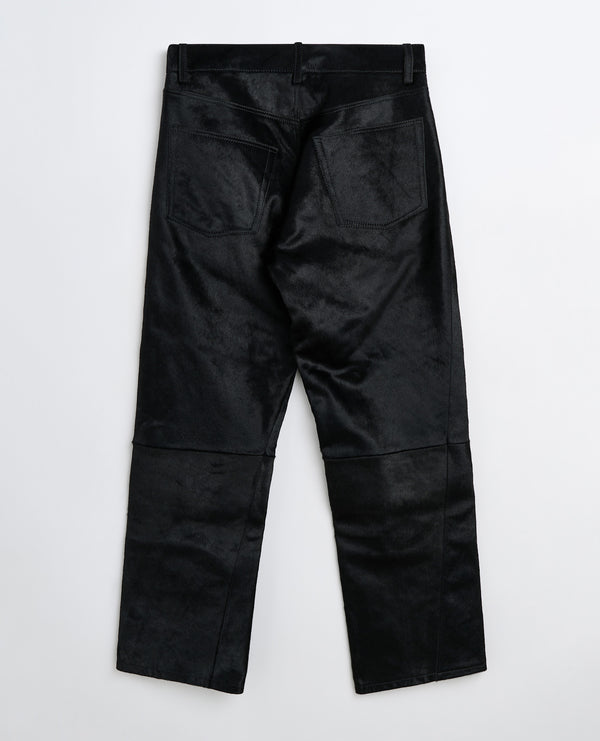 Sunflower Wide Twist Cow Hide - Black