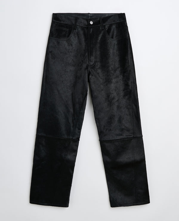 sunflower wide twist cow hide - Black