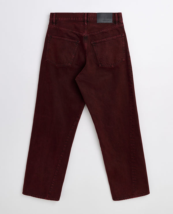 Sunflower Wide Twist - Dark Wine Dyed