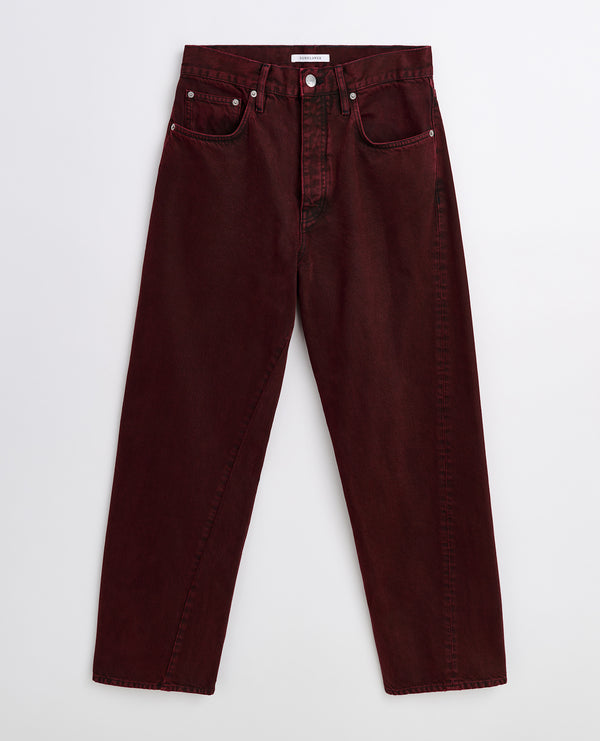 sunflower wide twist - Dark wine dyed