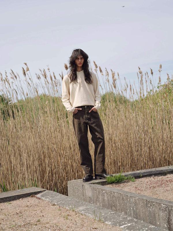 Sunflower Wide Twist - Overdyed Black Khaki
