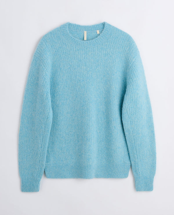 sunflower yak sweater - Arctic blue