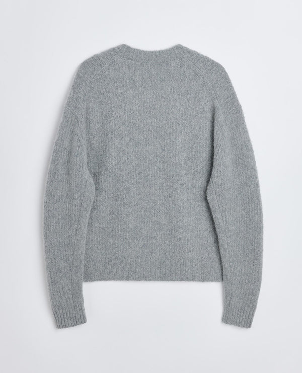 Sunflower Yak Sweater - Grey Melange