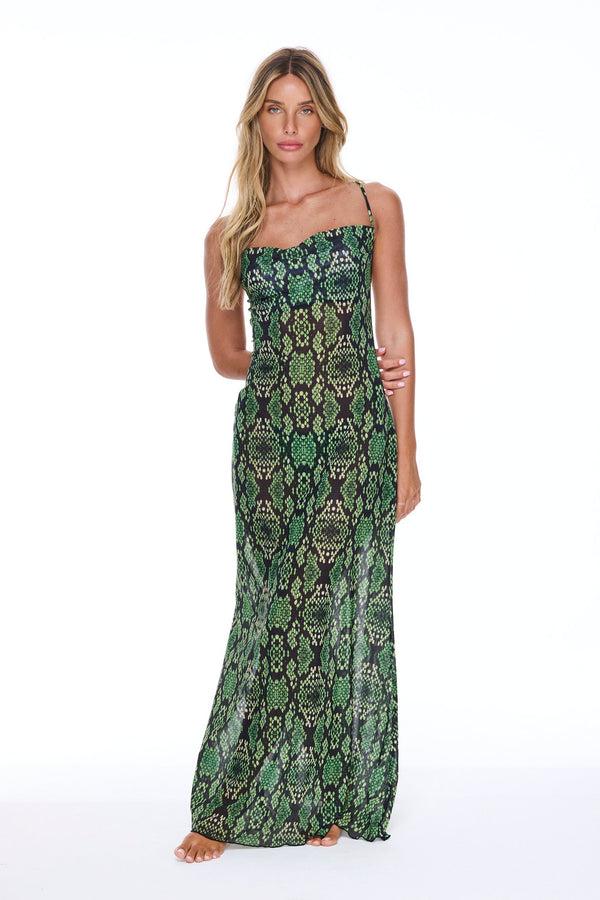 Sunkissed Beach To Bar Dress - Black Mamba