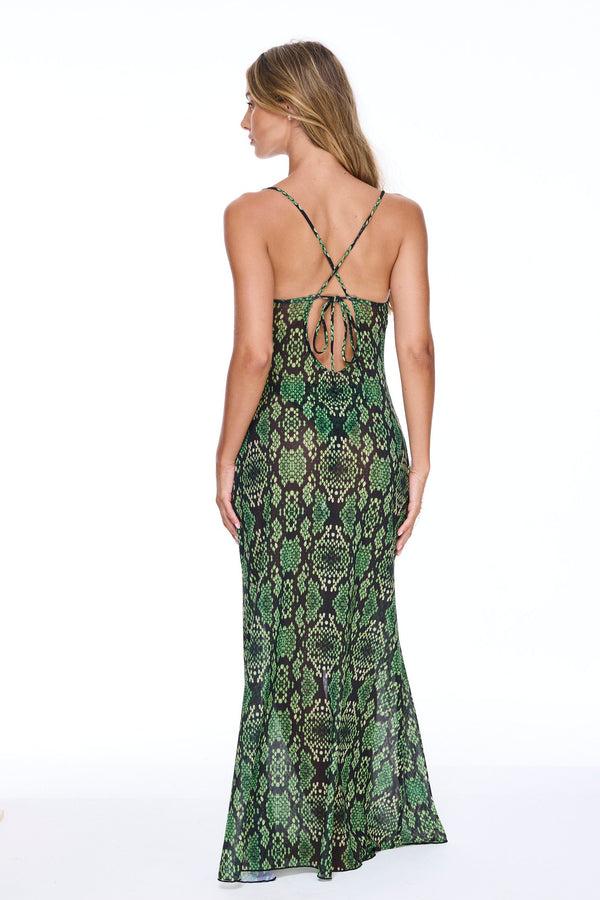 Sunkissed Beach To Bar Dress - Black Mamba