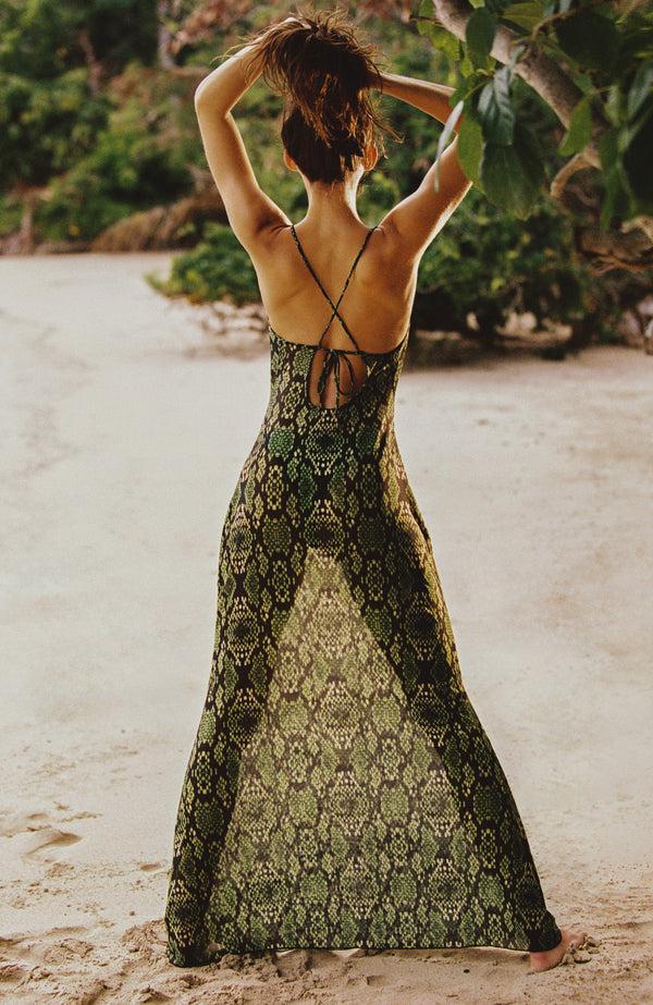 Sunkissed Beach To Bar Dress - Black Mamba