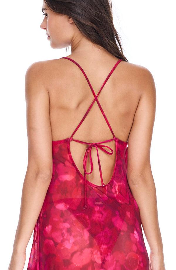 Sunkissed Beach To Bar Dress - Rouge