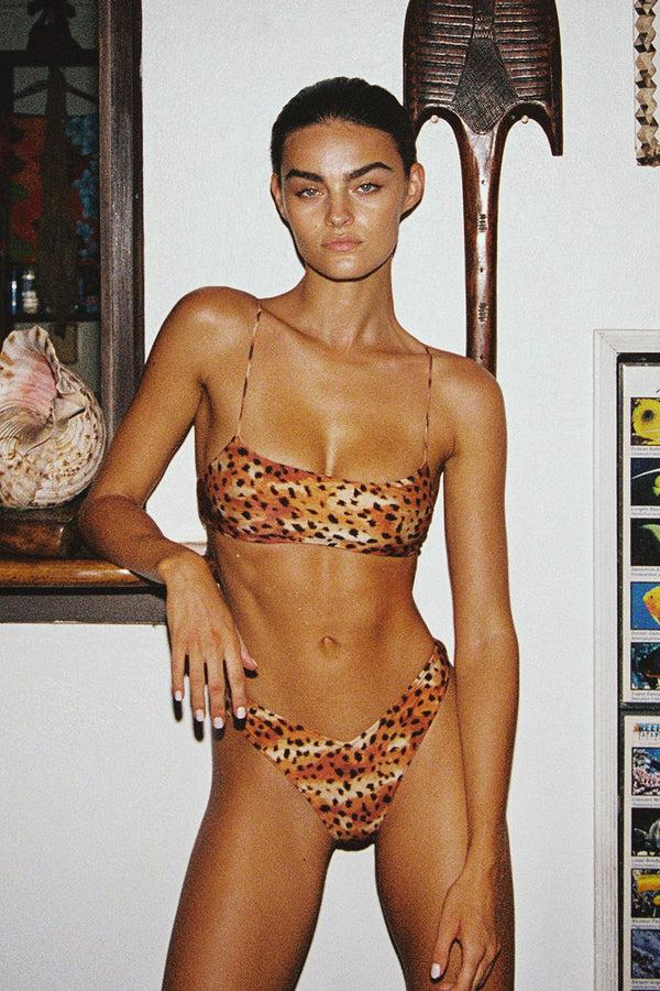 Sunkissed Le Sporty Set - Golden Leopard