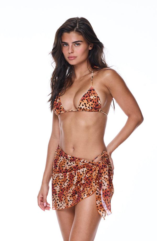 sunkissed Sarong - Golden Leopard