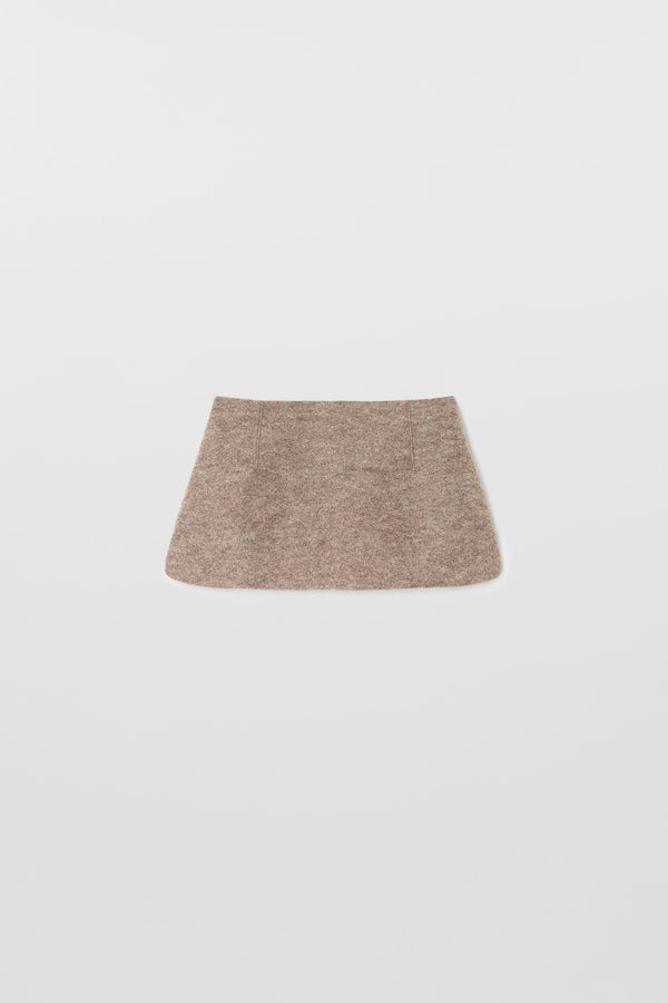 sunnei ARMATURA SKIRT / brown melange