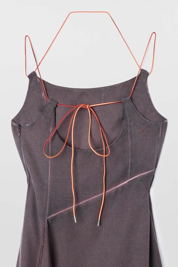 Sunnei DRAPED DRESS / Plum