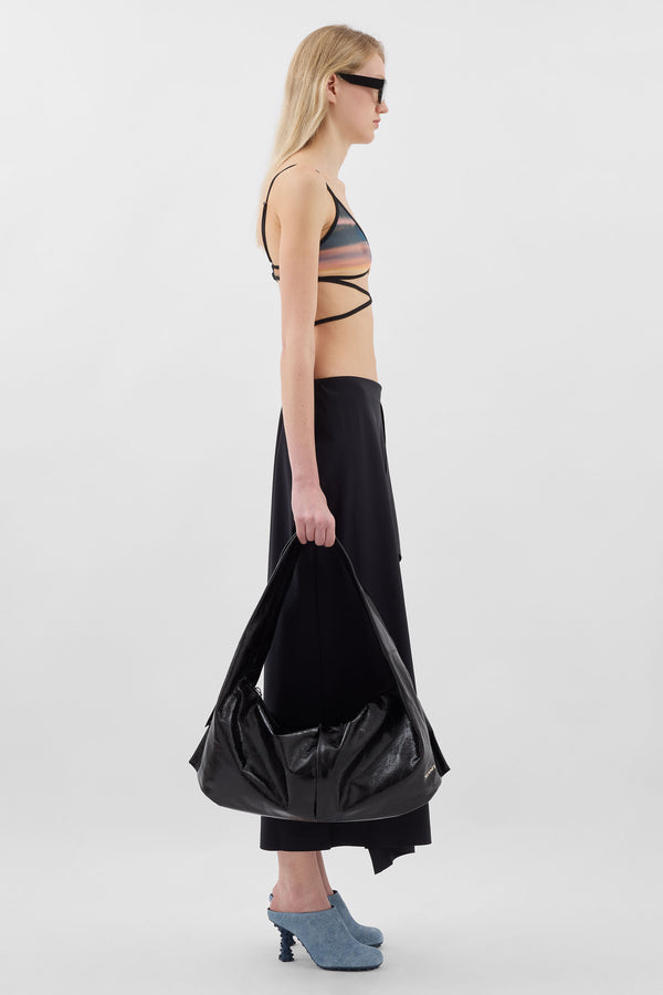 Sunnei DRAPED TECH SKIRT / Black