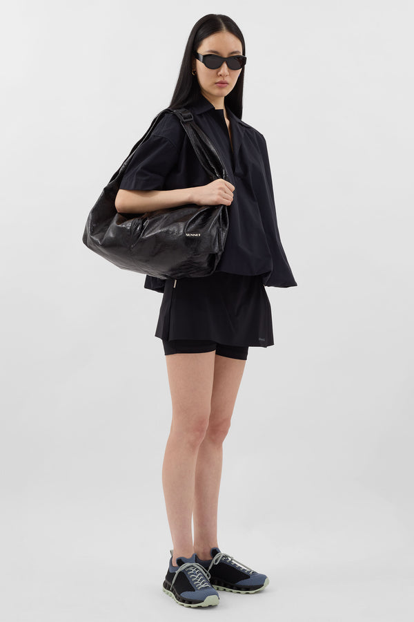 Sunnei ELASTIC TECH MINI SKIRT / Black