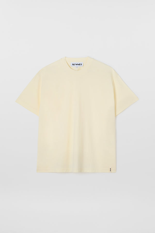 sunnei EVERYDAY CLASSIC T-SHIRT / cream