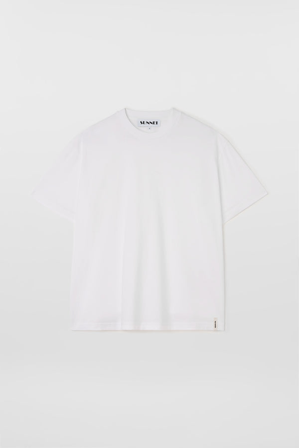 sunnei EVERYDAY CLASSIC T-SHIRT / white